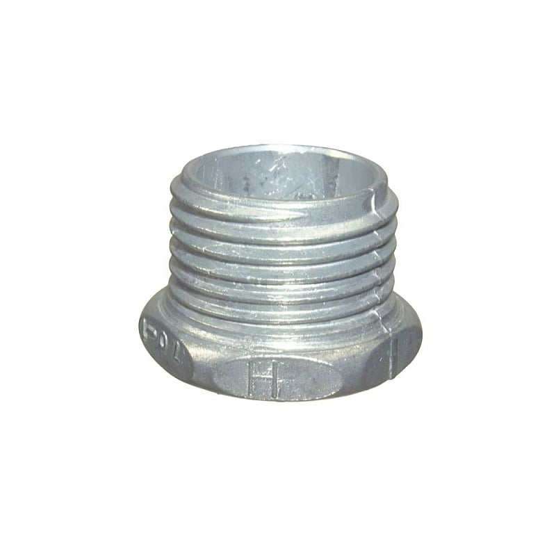 Halex 07005B Rigid Conduit Chase Nipple, 1/2 in Threaded, 1.02 in OD, Zinc, 100/BX
