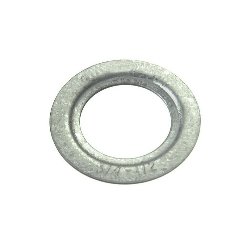 Halex 68505B Rigid Reducing Washer, 1-1/2 x 1/2 in, 0.87 in ID, 2.44 in OD, Steel, 0.0315 in Thick, 100/BX