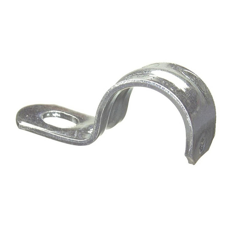 Halex 96113 1-Hole Rigid Conduit Strap, 1 in, Steel, Zinc-Plated, Pack of 15
