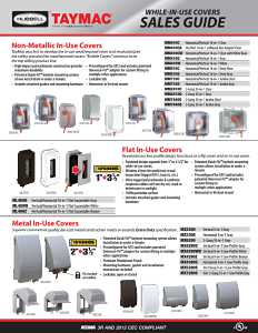 Hubbell ML450G Cover, 6-7/64 in L, 4 in W, Gray