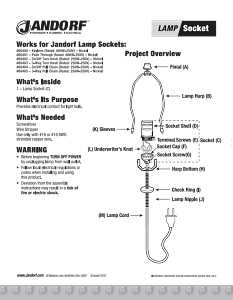 Jandorf 60401 Lamp Socket, On/Off Push Through, 250 V, 660 W, Nickel Housing Material