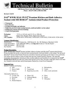 DAP KWIK SEAL PLUS 18510 Adhesive Sealant, White, 24 hr Curing, -20 to 150 deg F, 10.1 oz Cartridge