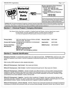 DAP KWIK SEAL PLUS 18510 Adhesive Sealant, White, 24 hr Curing, -20 to 150 deg F, 10.1 oz Cartridge