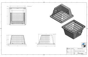 Lambro 1491WG Vent Guard, Universal, Plastic, White, For: 3 in, 4 in Hoods, Louvered Vents