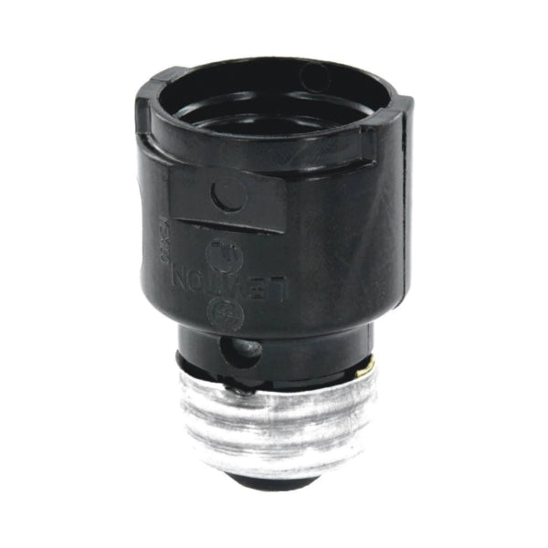 Leviton 009-02006-000 Adapter, 660 W, Phenolic, Black