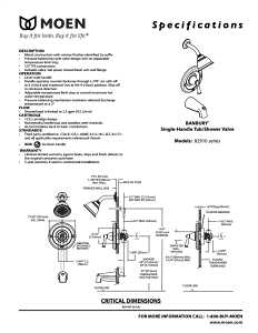 Moen 82912SRN Shower Faucet, 1.75 gpm, 4 in Showerhead, Metal, Brushed Nickel, Lever Handle, 1-Handle