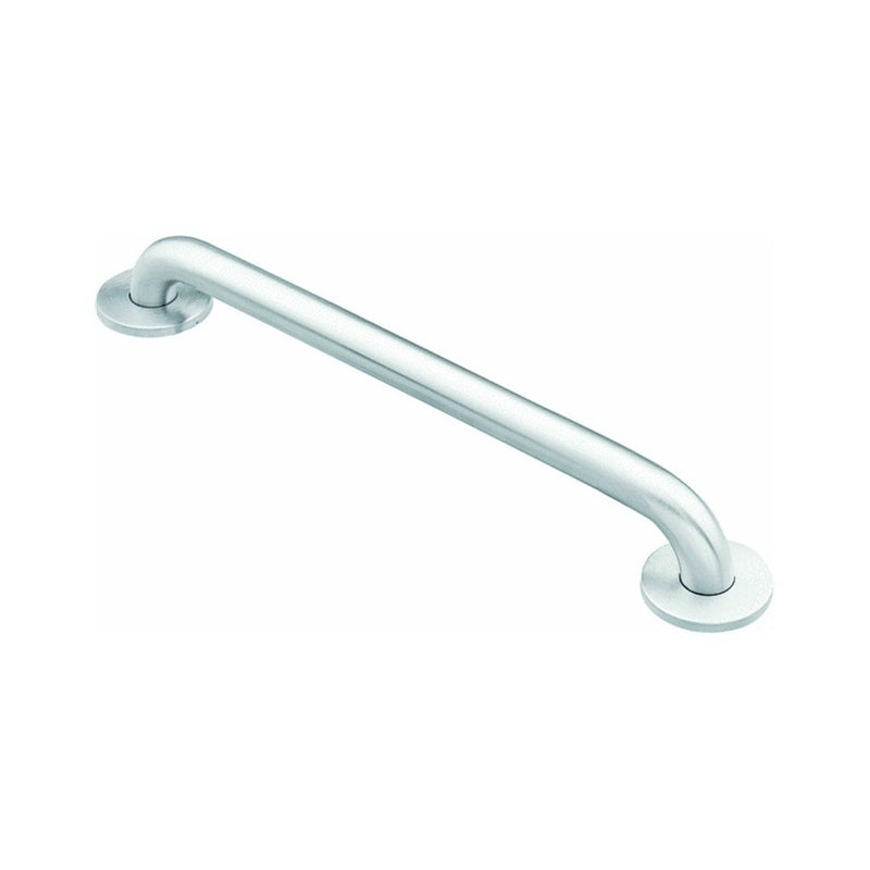 Moen 8718 Grab Bar, 18 in L Bar, 500 lb, Stainless Steel, Screw Mounting, ADA Compliant