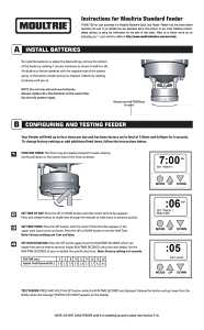 Moultrie MFG-13220 Deer Feeder, 30 gal Hopper, Plastic, Black