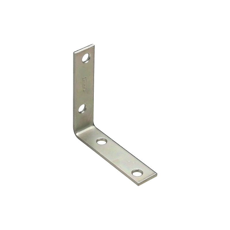National Hardware V115 Series N113-456 Corner Brace, 3 in L, 3/4 in W, 3 in H, Steel, Zinc, 0.11 in Thick Material