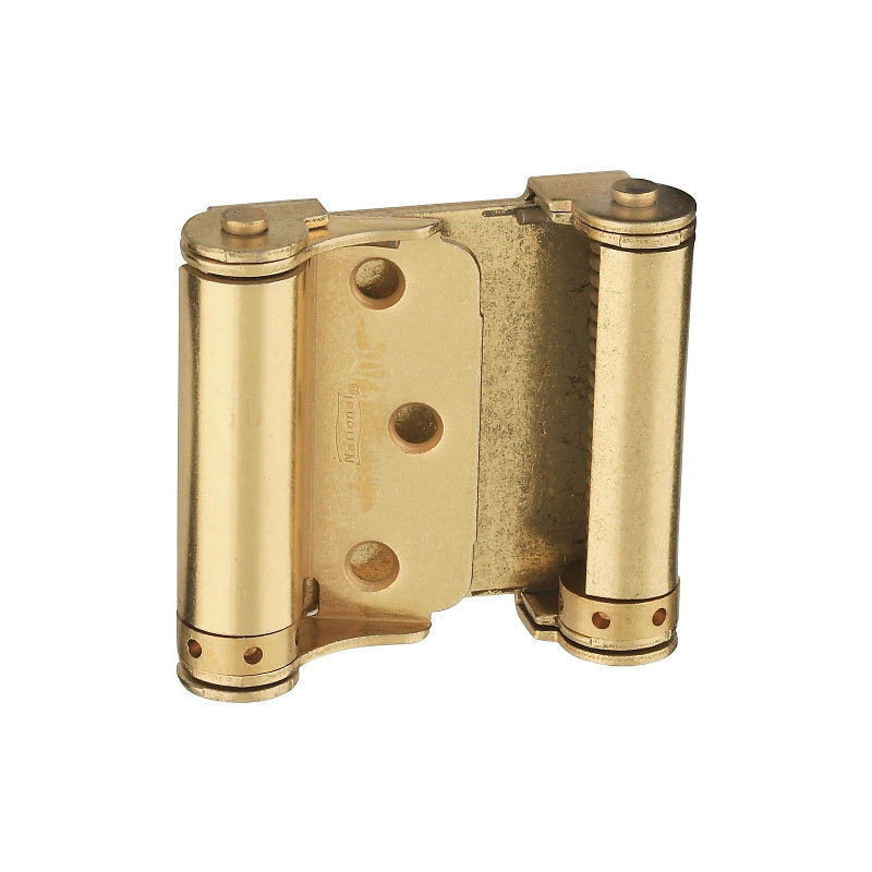 National Hardware N115-303 Spring Hinge, 0.056 in Thick Door Leaf, 0.056 in Thick Frame Leaf, 3 in W, Cold Rolled Steel