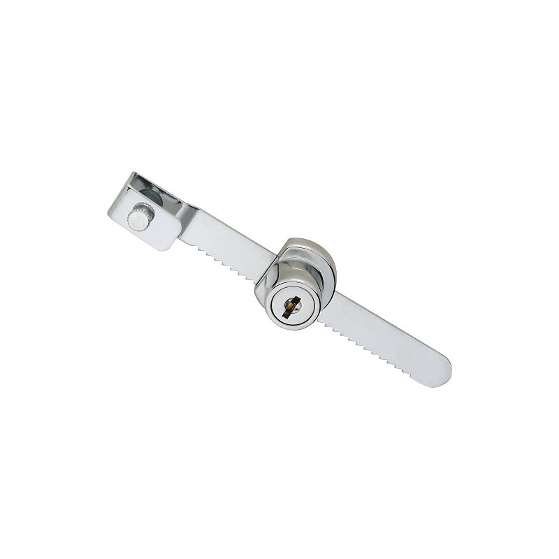 National Hardware VKA828 Series N185-306 Showcase Lock, Keyed Lock, B1 Cole, Y13 Yale Keyway, Steel/Zinc, Chrome-Plated