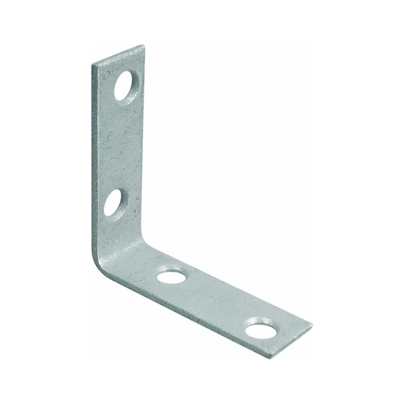 National Hardware V115 Series N208-744 Corner Brace, 2.08 in L, 5/8 in W, 2.08 in H, Galvanized Steel
