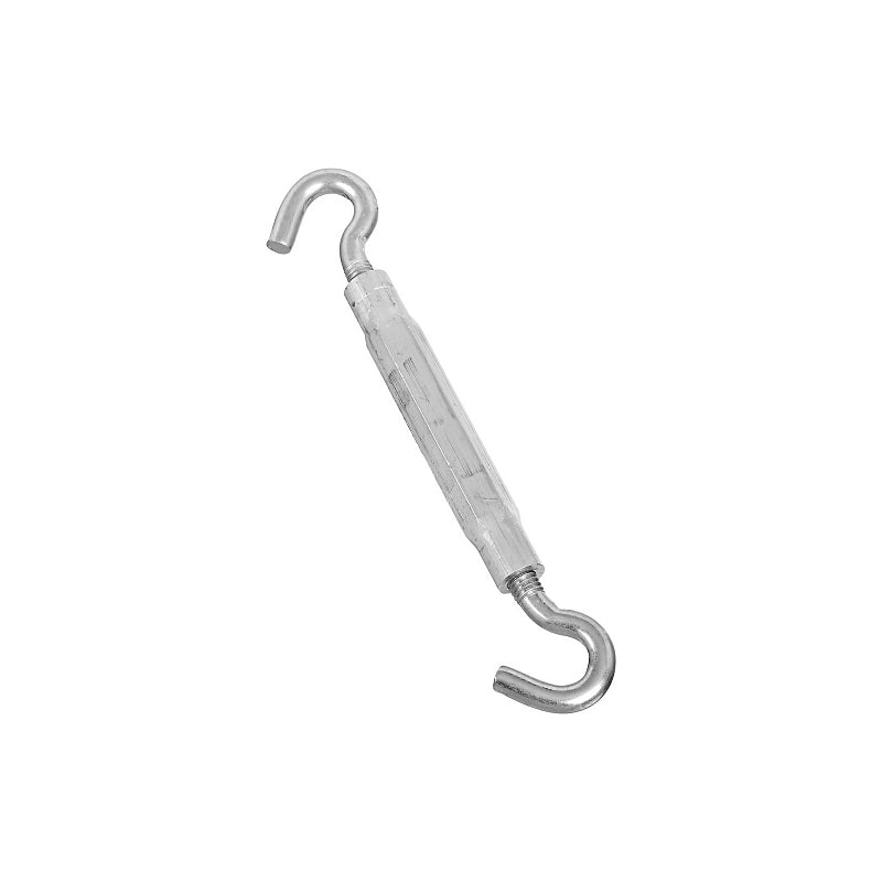 National Hardware 2174BC Series N222-026 Turnbuckle, 215 lb Working Load, 3/8-16 Thread, Hook, 10-1/2 in L Take-Up