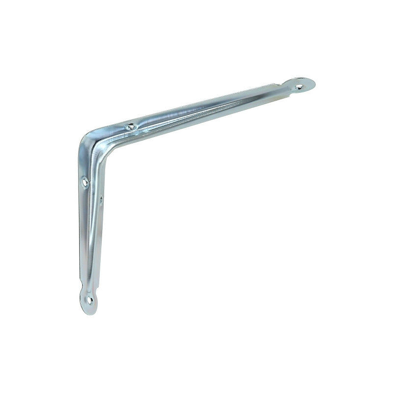 National Hardware 110BC N224-469 Shelf Bracket, 25 lb, 6 in L, 1-9/16 in H, Steel, Zinc