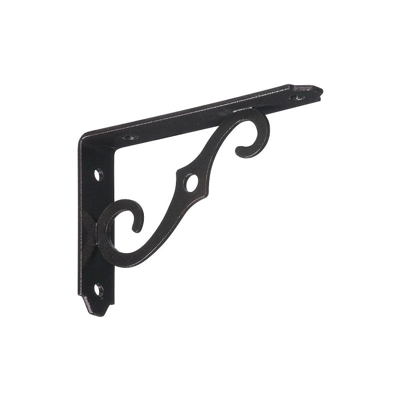 National Hardware 152BC Series N229-401 Shelf Bracket, 80 lb, 5 in L, 0.94 in H, Steel, Antique Bronze
