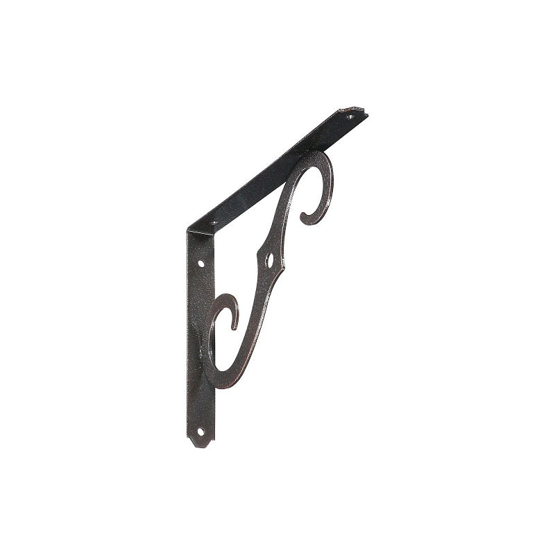 National Hardware 152BC Series N229-468 Shelf Bracket, 100 lb, 10 in L, 0.94 in H, Steel, Antique Bronze