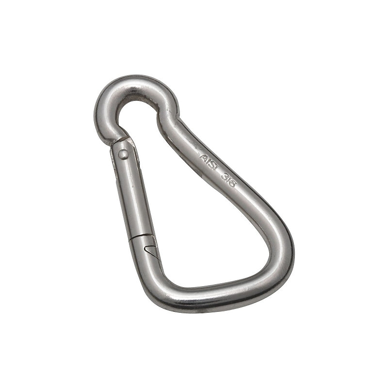 National Hardware 3166BC Series N262-394 Spring Snap, 400 lb Working Load, Stainless Steel, Zinc-Plated
