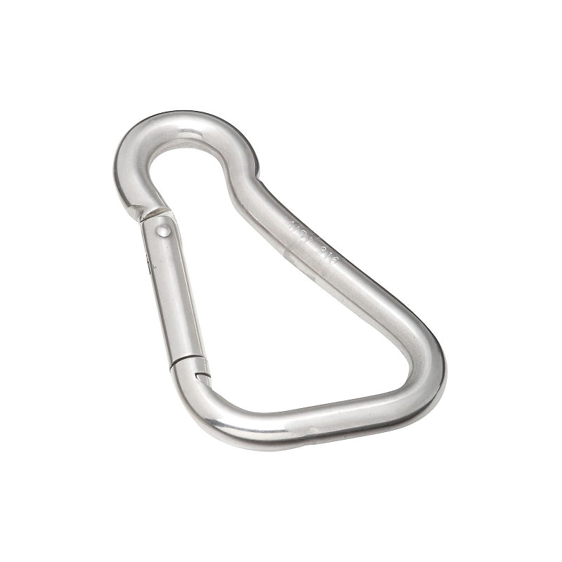National Hardware 3166BC Series N262-428 Spring Snap, 1100 lb Working Load, Stainless Steel, Zinc-Plated