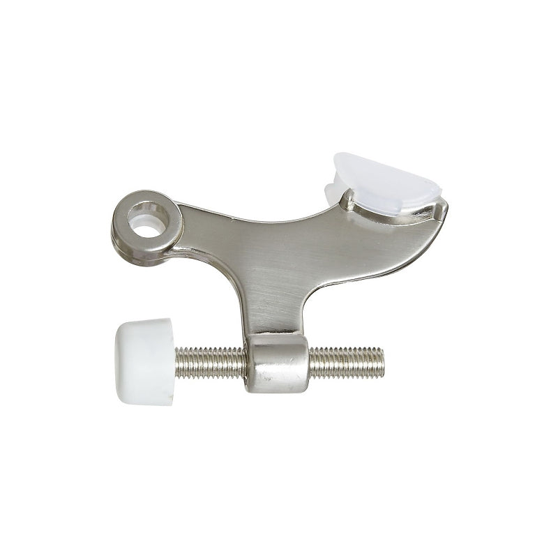National Hardware N325-811 Hinge Pin Door Stop, Zinc, Satin Nickel