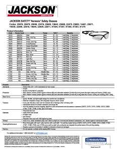 Jackson Safety 25685 Safety Glasses, Mirror Lens, Polycarbonate Lens, Wraparound Frame, Nylon Frame, Black Frame