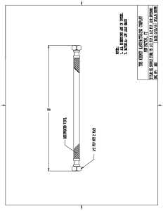 Plumb Pak EZ Series PP23883LF Sink Supply Tube, 1/2 in Inlet, FIP Inlet, 1/2 in Outlet, FIP Outlet, Vinyl Tubing