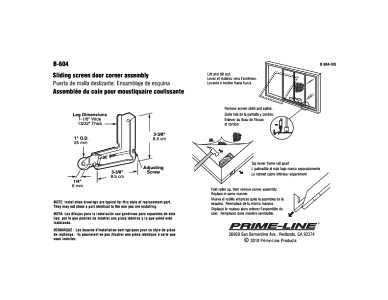 Prime-Line B 604 Roller Assembly, 1 in Dia Roller, 9/32 in W Roller, Polyethylene Roller, Concave Roller, 1-1/16 in W