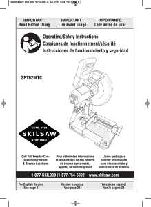Skilsaw SPT62MTC-22 Dry-Cut Saw, 120 V, 15 A, 12 in Dia Blade, 4-1/2 in Cutting Capacity, 1500 rpm Speed