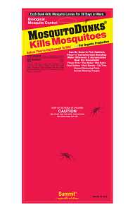 Summit 111-5 Mosquito Dunk, Solid, Indoor, Outdoor Carded