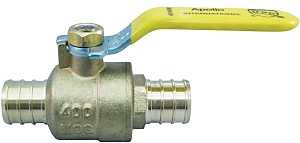 Apollo APXV3434 Ball Valve, 3/4 x 3/4 in Connection, Crimp, Brass Body, 2-Port