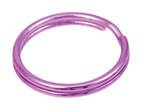 HILLMAN 1 in. D Metal Assorted Split Rings/Cable Rings Key Ring, Pack of 5