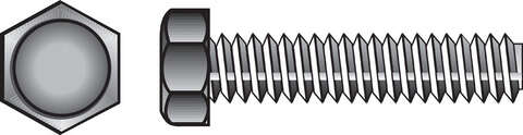 HILLMAN 3/8 in. D X 1-1/2 in. L Zinc Plated Steel Hex Tap Bolt 100 pk