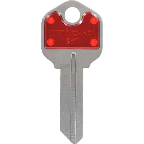 HILLMAN ColorPlus House/Office Key Blank Single, Pack of 5