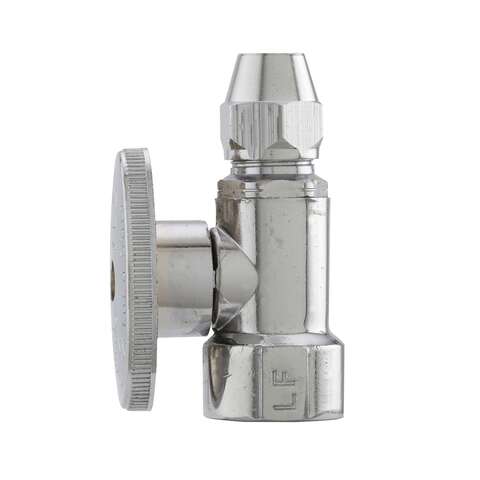 Keeney 3/8 in. FIP in. X 1/2 in. Flare Brass Shut-Off Valve