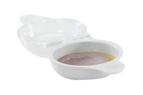 Nordic Ware Clear Plastic Microwave Egg N' Muffin Breakfast Pan