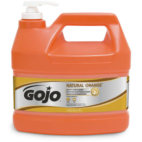 Gojo Natural Orange Citrus Scent Hand Cleaner 1 gal, Pack of 4
