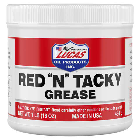 Lucas Oil Products Red ″N″ Tacky Red Lithium Grease 16 oz