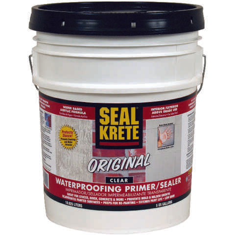 Seal Krete Original Clear Water-Based Brick and Masonry Sealer 5 gal