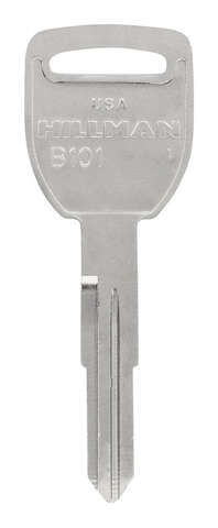 HILLMAN Traditional Key House/Office Universal Key Blank Double, Pack of 10