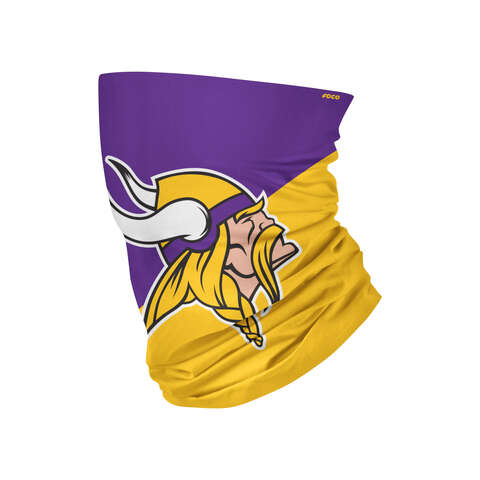 FOCO Minnesota Vikings Gaiter Scarf Face Mask 1 pk
