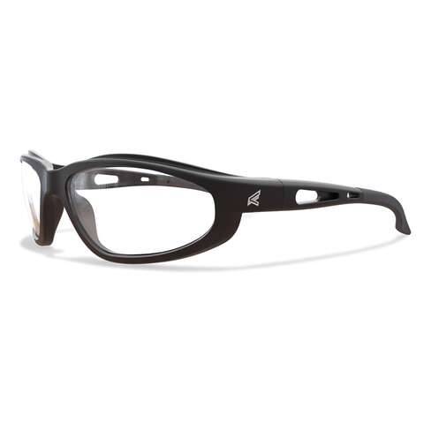 Edge Eyewear Dakura Anti-Fog Safety Glasses Clear Lens Black Frame 1 pc