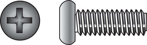 HILLMAN No. 10-24 X 3/4 in. L Phillips Flat Head Stainless Steel Machine Screws 100 pk