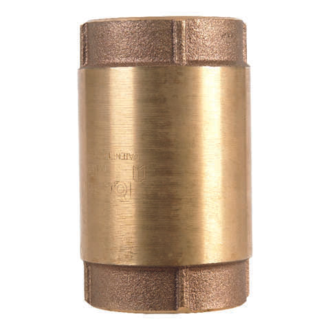 Campbell 2 in. D FNPT x FNPT Red Brass Spring Loaded Check Valve