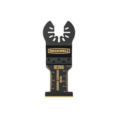 Rockwell 1-3/8 in. X 3.5 in. L Carbide Tipped Oscillating Blade 1 pc