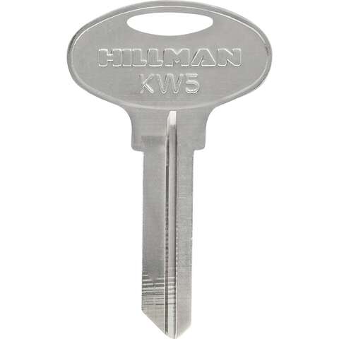 HILLMAN Traditional Key House/Office Key Blank 66 KW5 Single For Kwikset Locks, Pack of 10