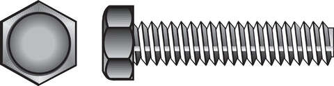 HILLMAN 1/2 in. D X 3-1/2 in. L Zinc Plated Steel Hex Tap Bolt 25 pk