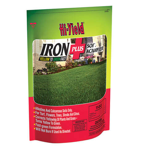 Hi-Yield Iron Plus Soil Acidifier Soil Acidifier Plus Iron 5000 sq ft 3.25 lb