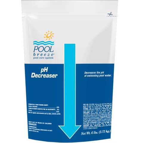 Pool Breeze Granule pH Minus 6 lb, Pack of 8