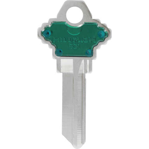 HILLMAN ColorPlus House/Office Key Blank Single, Pack of 5