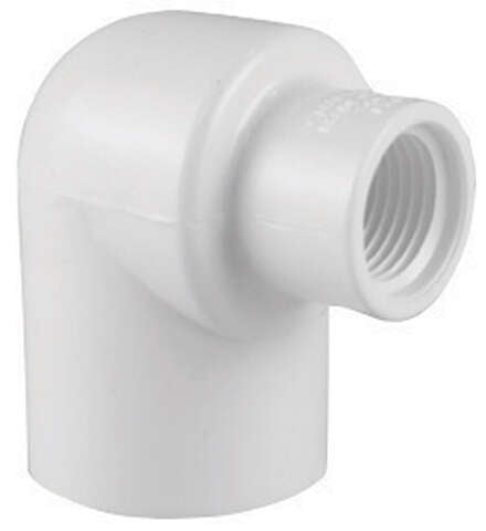 Charlotte Pipe 1 in. Slip X 1/2 in. D FPT PVC Elbow 1 pk