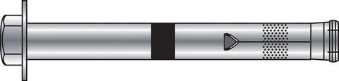 HILLMAN 1/2 in. D X 2-3/4 in. L Steel Hex Head Sleeve Anchors 10 pk
